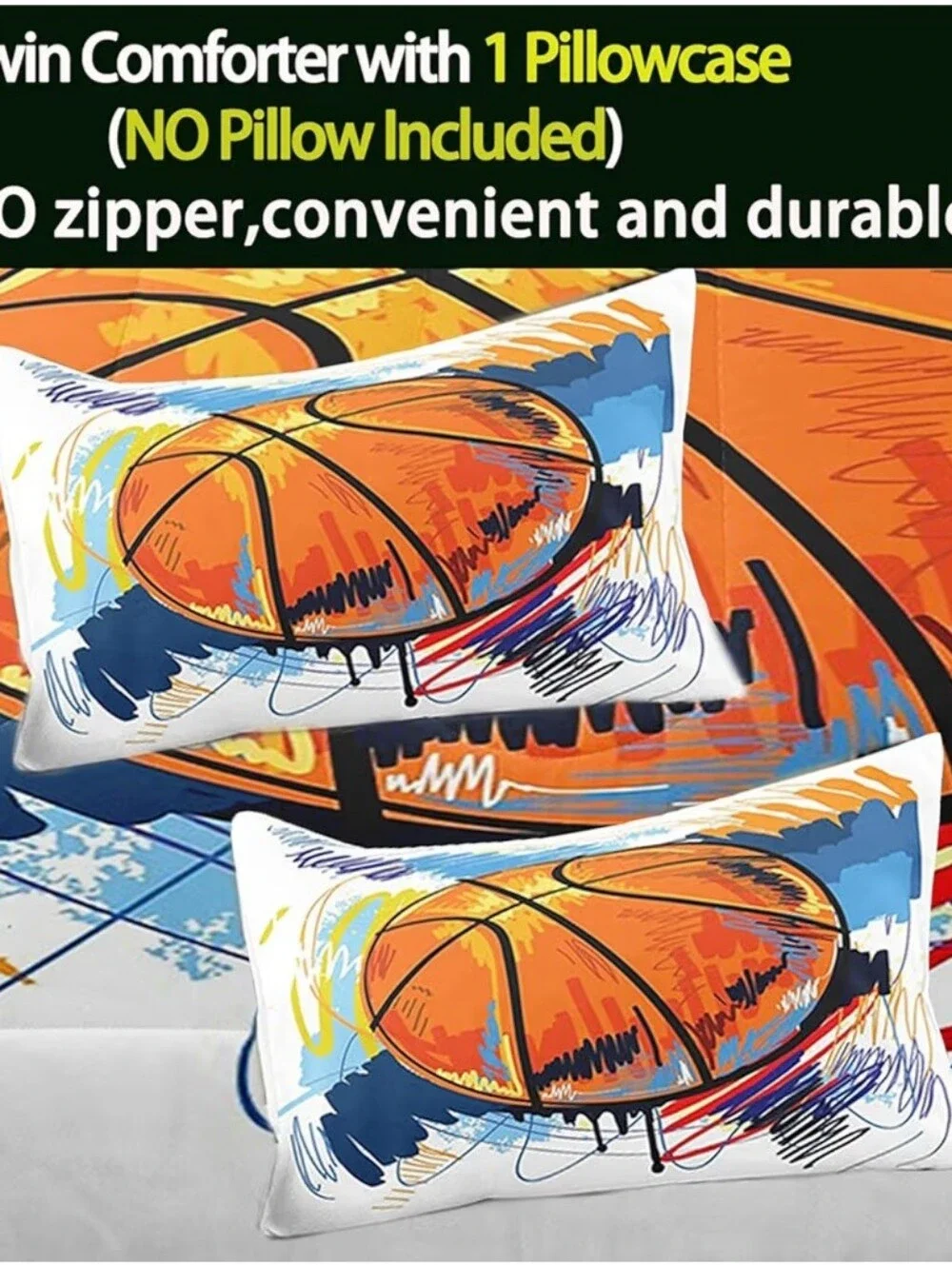 Basketball Themed Duvet Set